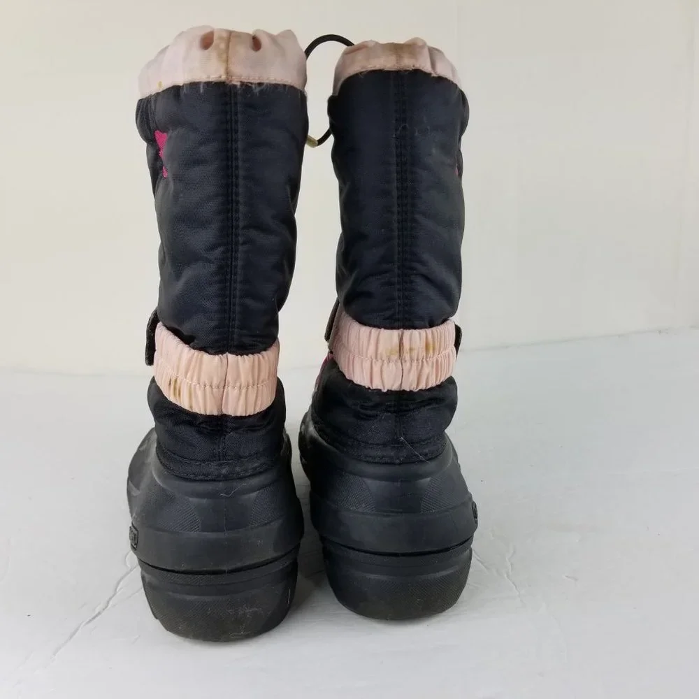 Sorel‎ Girls Sz 3 Pink Warm Winter Show Boots Insulated Waterproof